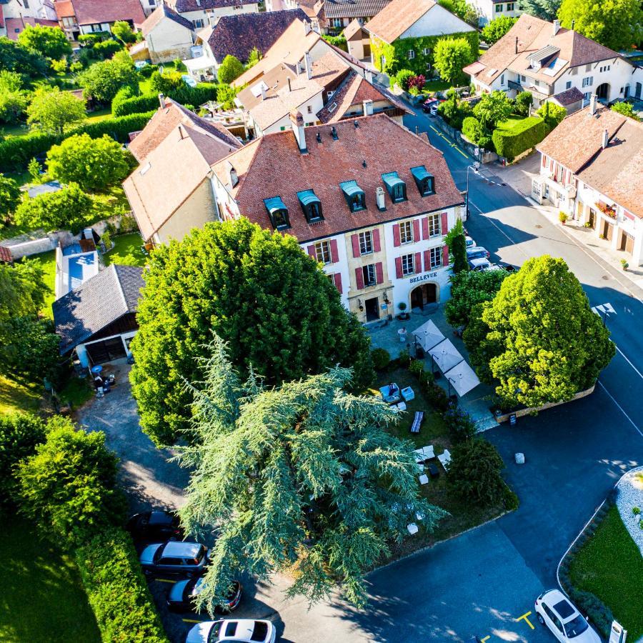 Hotel Restaurant Bellevue Onnens Exteriör bild